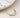 Faux gold plated chain and freshwater pearl necklace