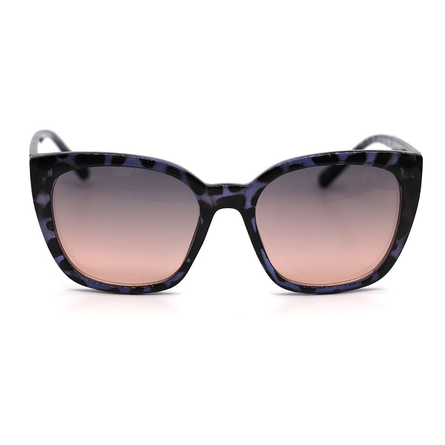 Recycled tortoiseshell sunglasses in blue and black
