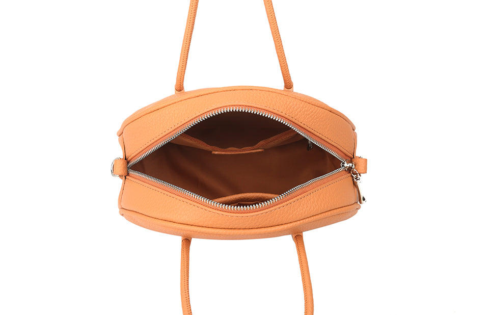 Handbag with short and long strap