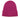 Magenta sequin ribbed beanie