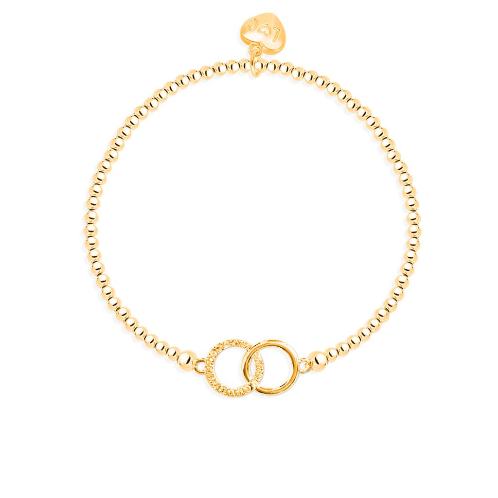 EFY Crystal circle bracelet in gold