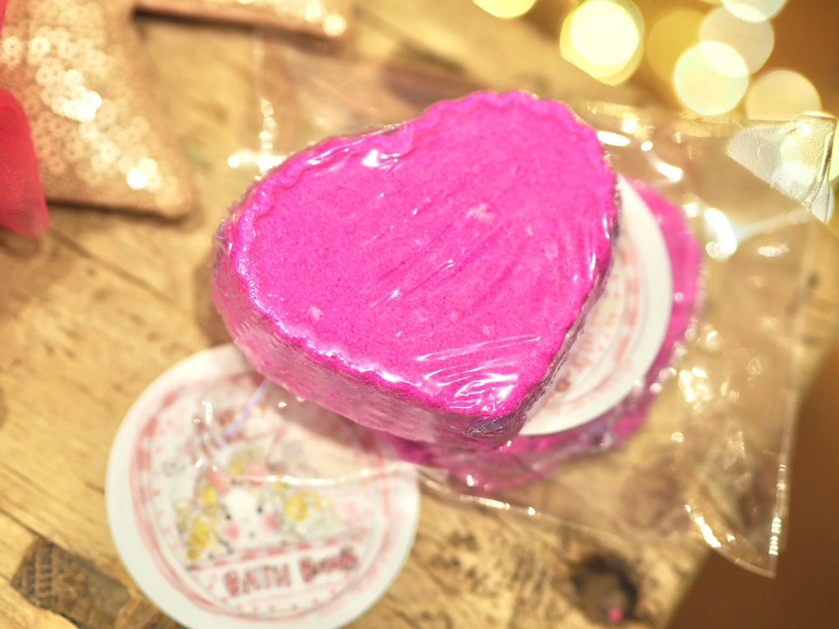 ‘A Very Pink’ Heart Bath Bomb