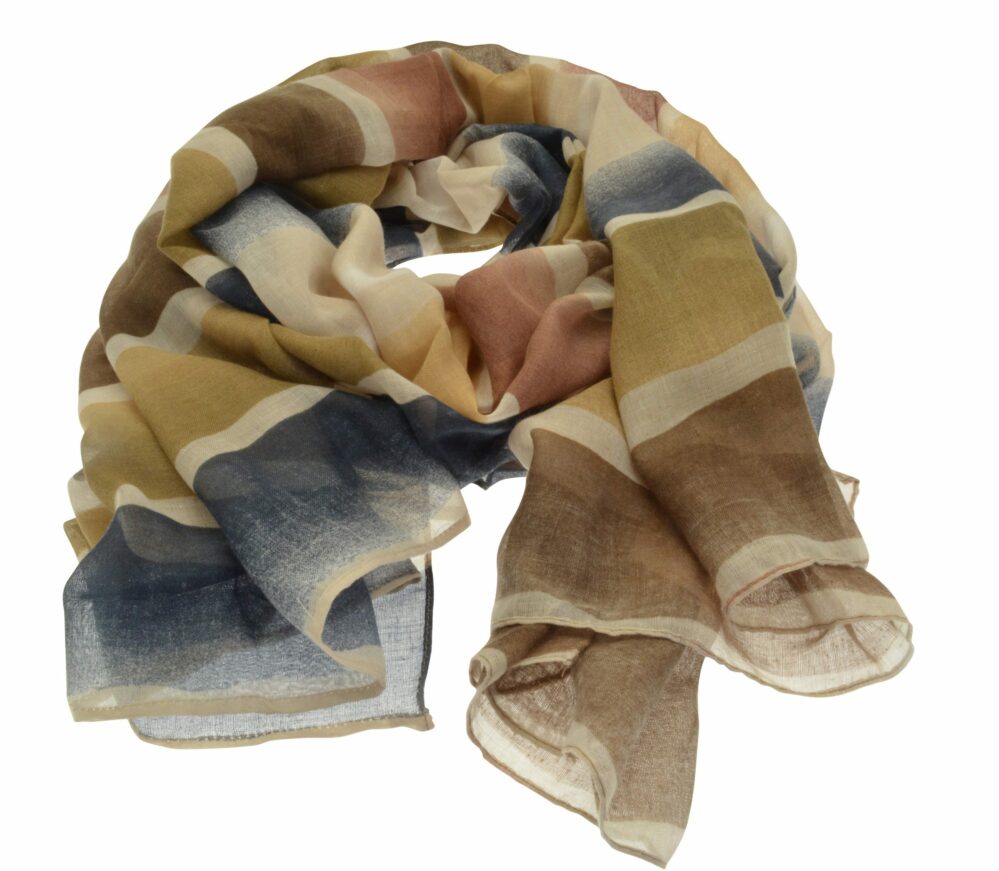 Camel and Brown Scarf