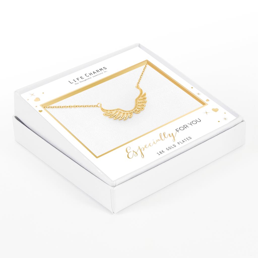 EFY Angel wings necklace in gold