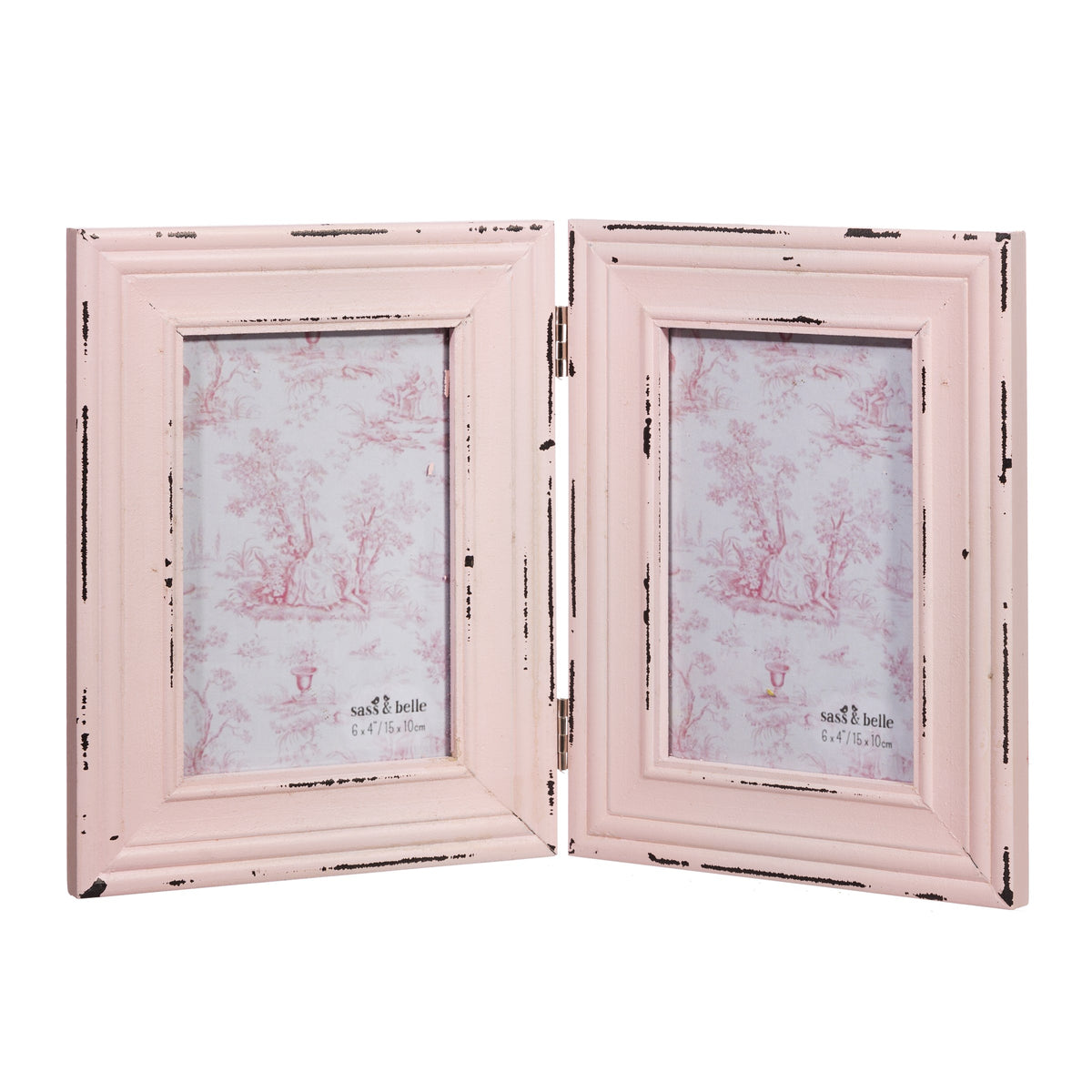 double pink frame