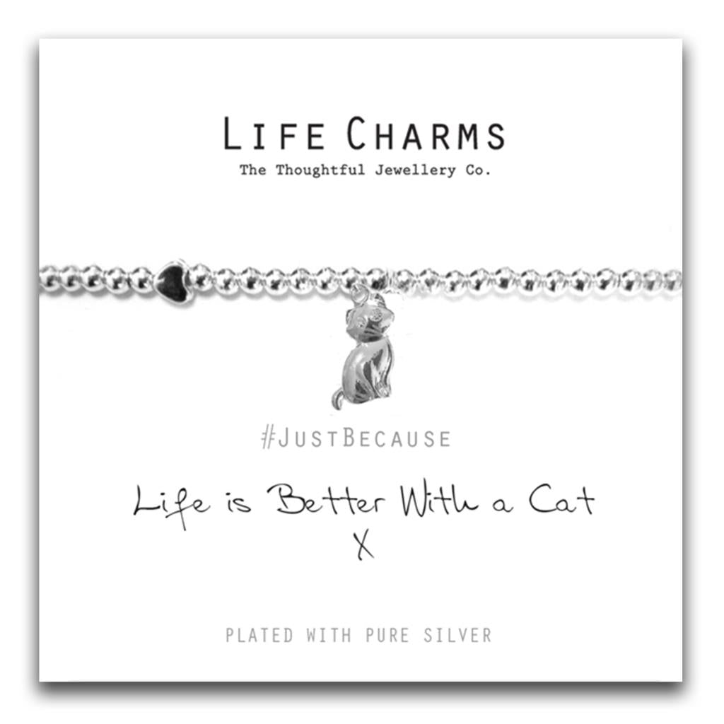Life Charms Cat Bracelet