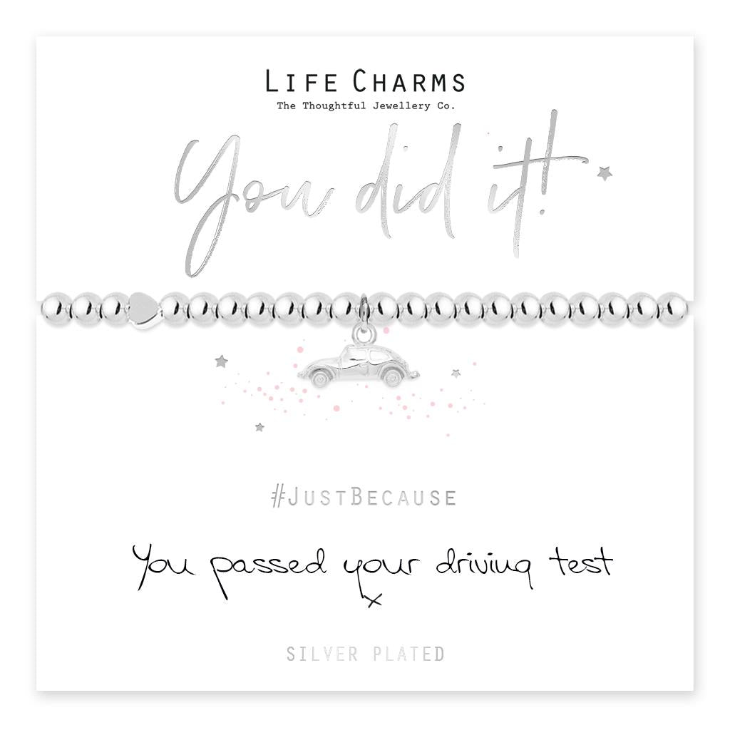 Life charms passed driving test