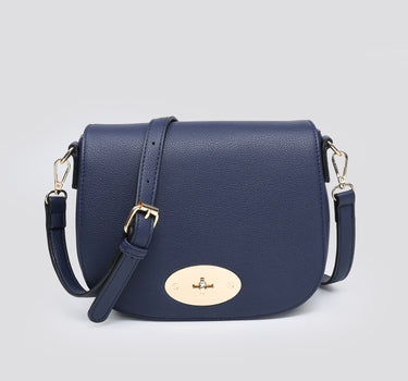 Curved crossbody bag