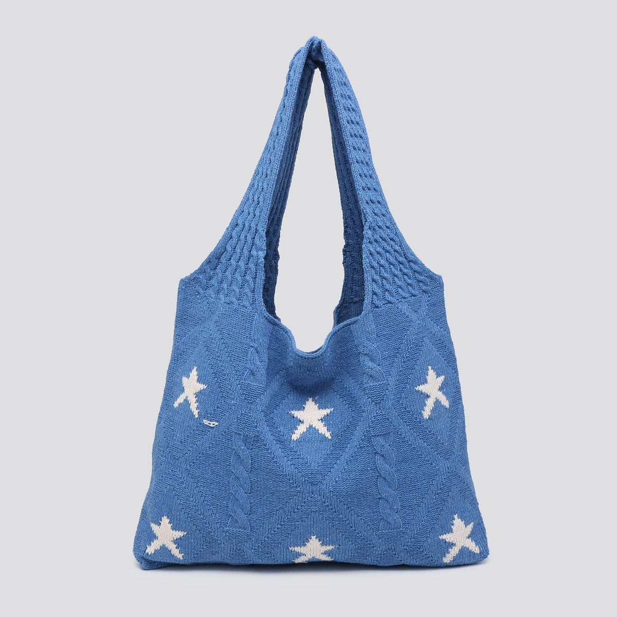 Knit star shoulder bag
