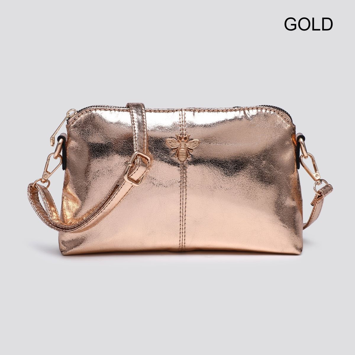 SHINY CLUTCH BAG