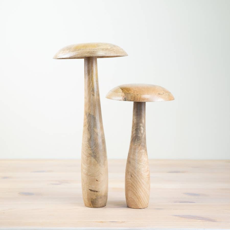 Mango Wood Mushroom, 26cm
