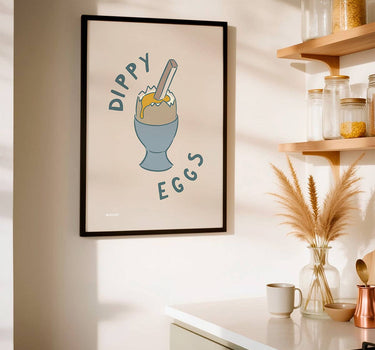 DIPPY EGGS BREAKFAST PRINT