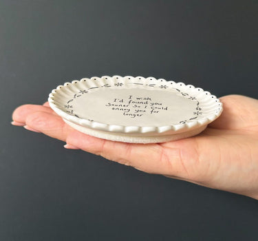 Scallop coaster-I wish I’d found you