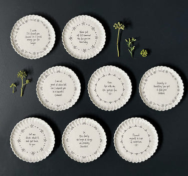 Scallop coaster-Never put off till
