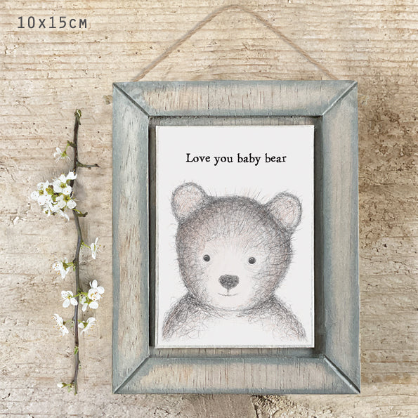 405C Bear pic-Baby bear love you