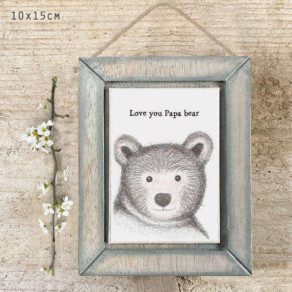 Bear pic-Papa bear love you