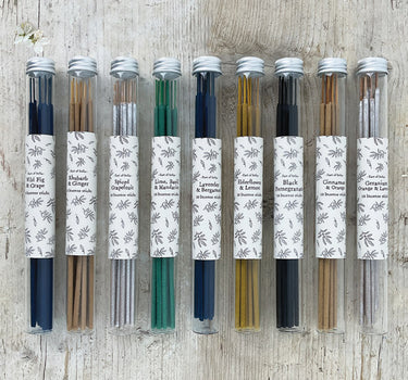 Tube of incense sticks-Lavender & Bergamot
