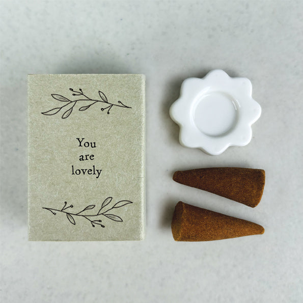 Matchbox incense cone-Lovely