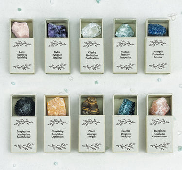 Crystal matchbox-Amethyst
