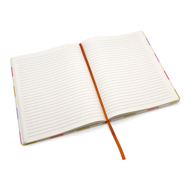 Journal Notebook - Rainbow Check B5 Design