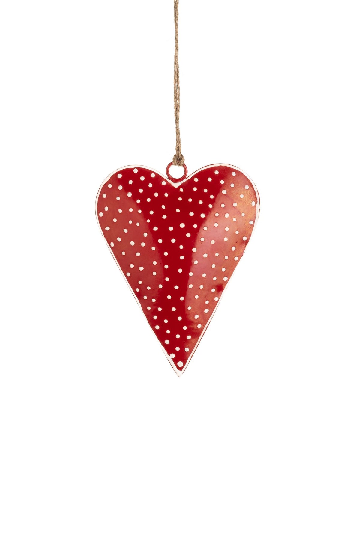 Red Heart with Dots - Small