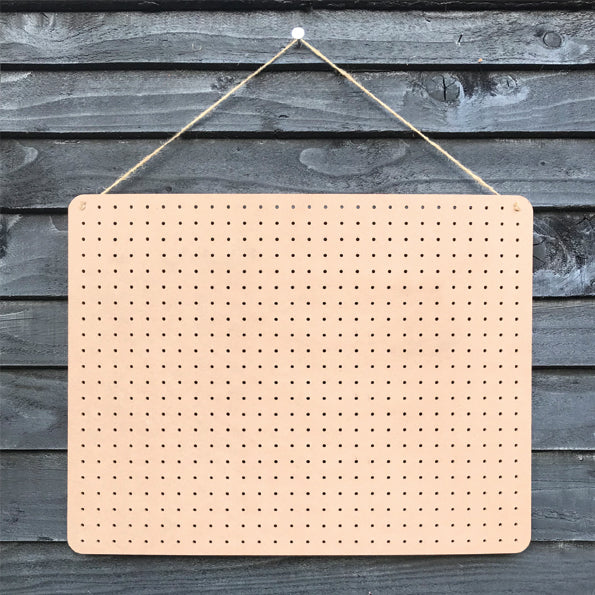 Hanging pegboard