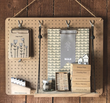 Hanging pegboard