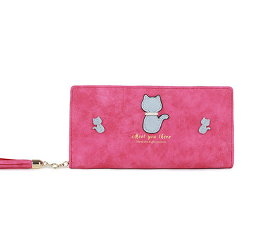 Purse with cat motif