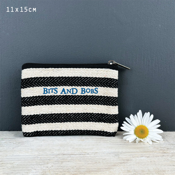 Purse wide stripe-Bits &amp; bobs