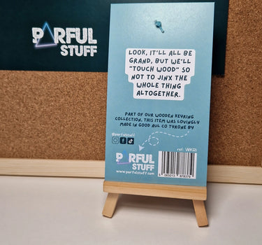 It'll All Be Grand- Touch Wood Keyring