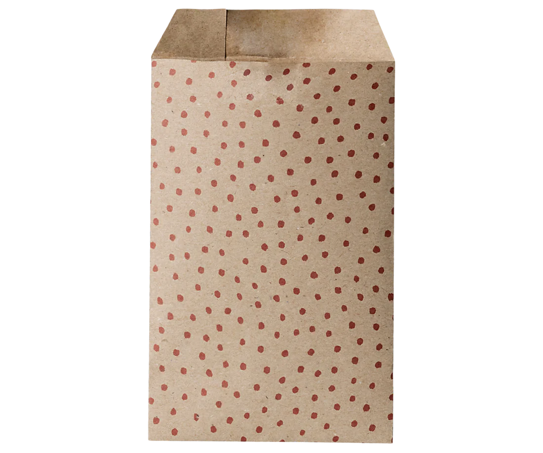 Gift bag, Polka red - Envelope