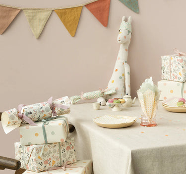 Napkin, Multi Dots - Ocher