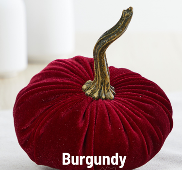 Pumpkin Small Velvet, Valentine's mantel, Autumn table, Gift
