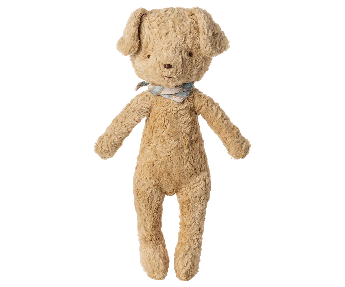 Dog, Vintage plush - Soft sand
