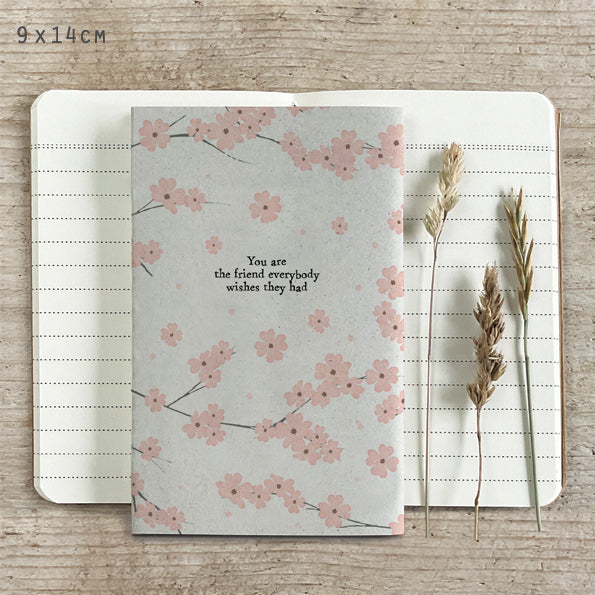 Sml blossom book-Pink / friend