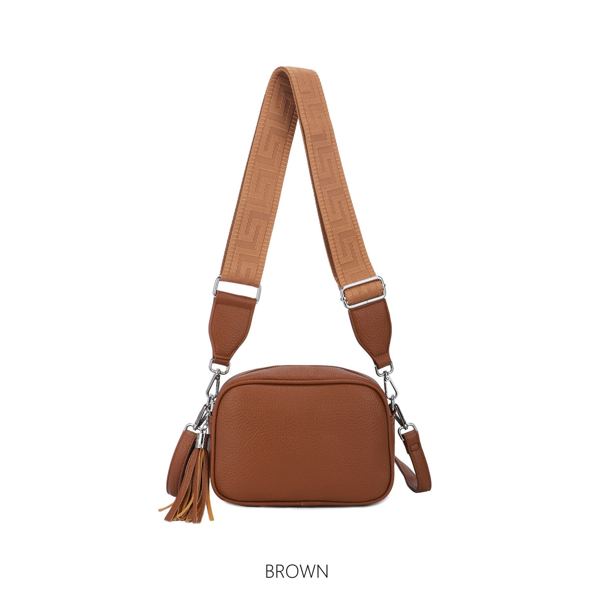 Camera Tassel Crossbody with two Straps