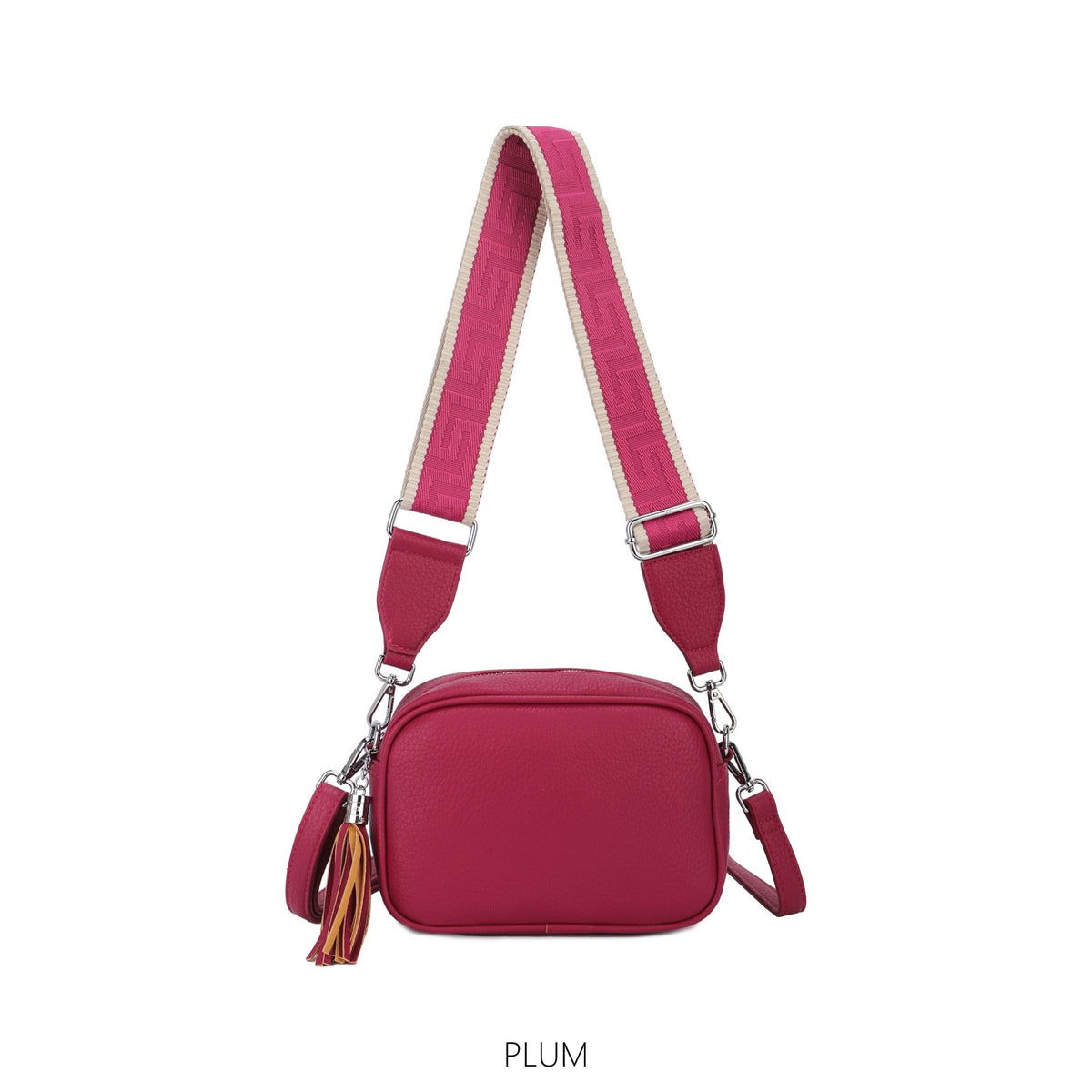 Camera Tassel Crossbody with two Straps