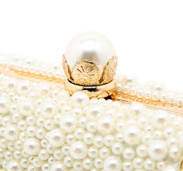 Pearl bag with chain