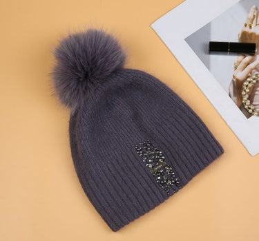 Decorative Pompom Hat