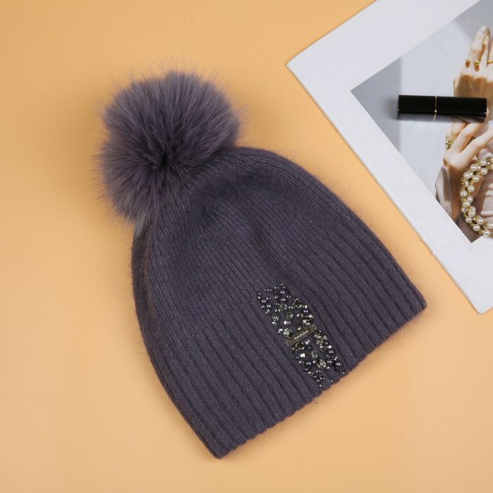 Decorative Pompom Hat