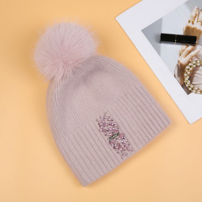 Decorative Pompom Hat