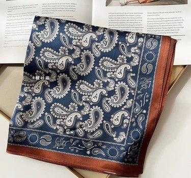 silk scarf paisley pattern