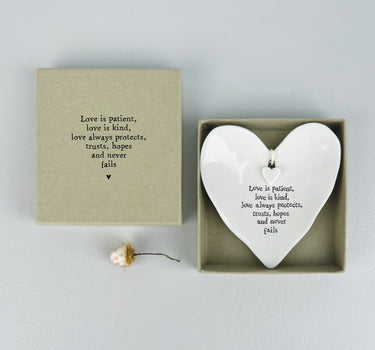 Ring dish-Love is patient, love is kind