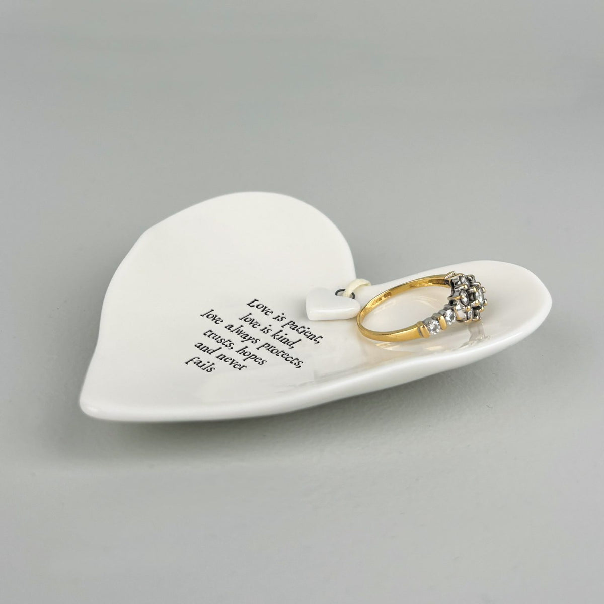 Ring dish-Love is patient, love is kind