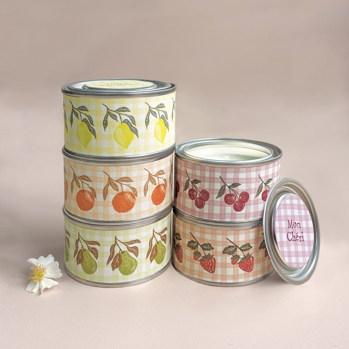 Fruit candle-Mon cheri