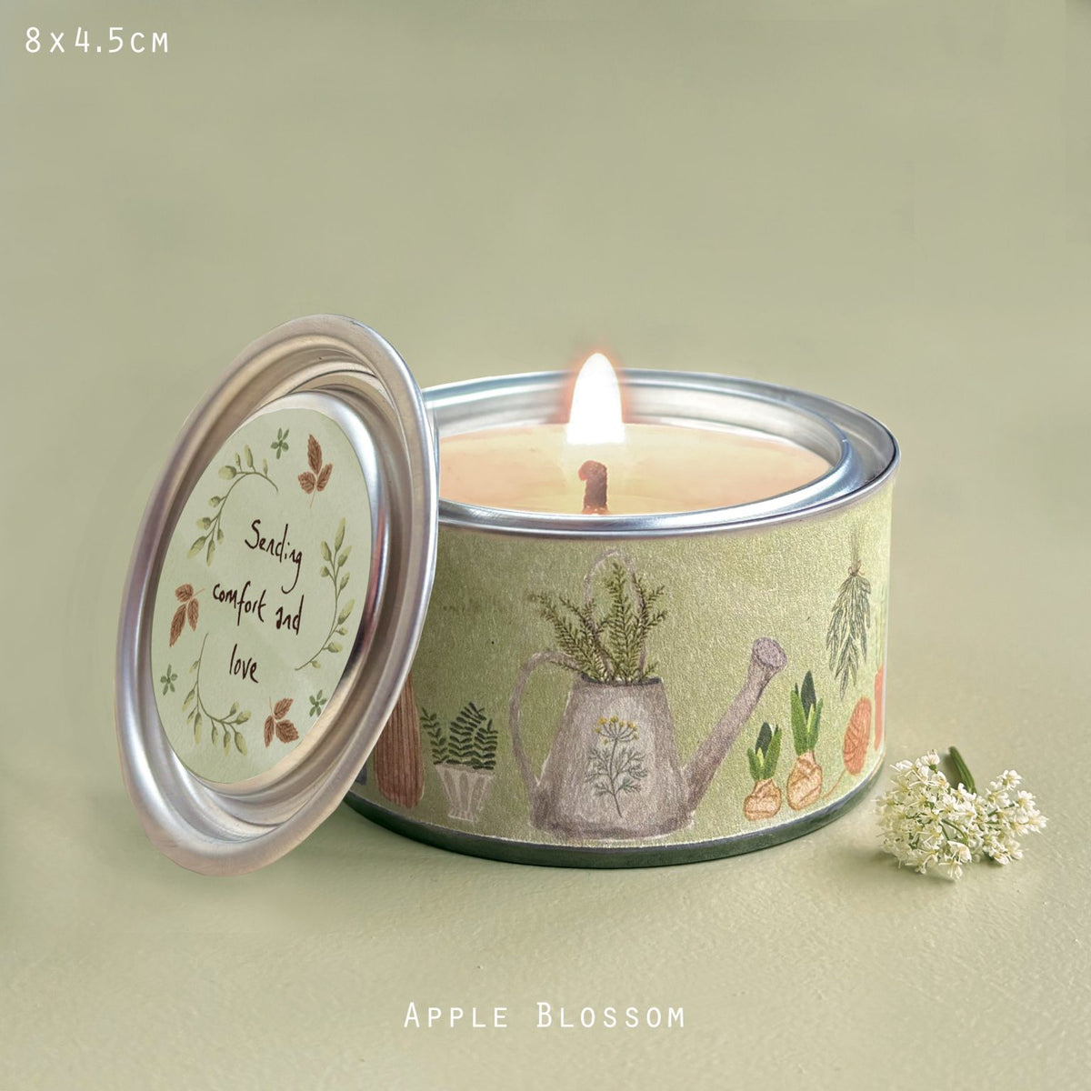 Country candle-Sending comfort &amp; love