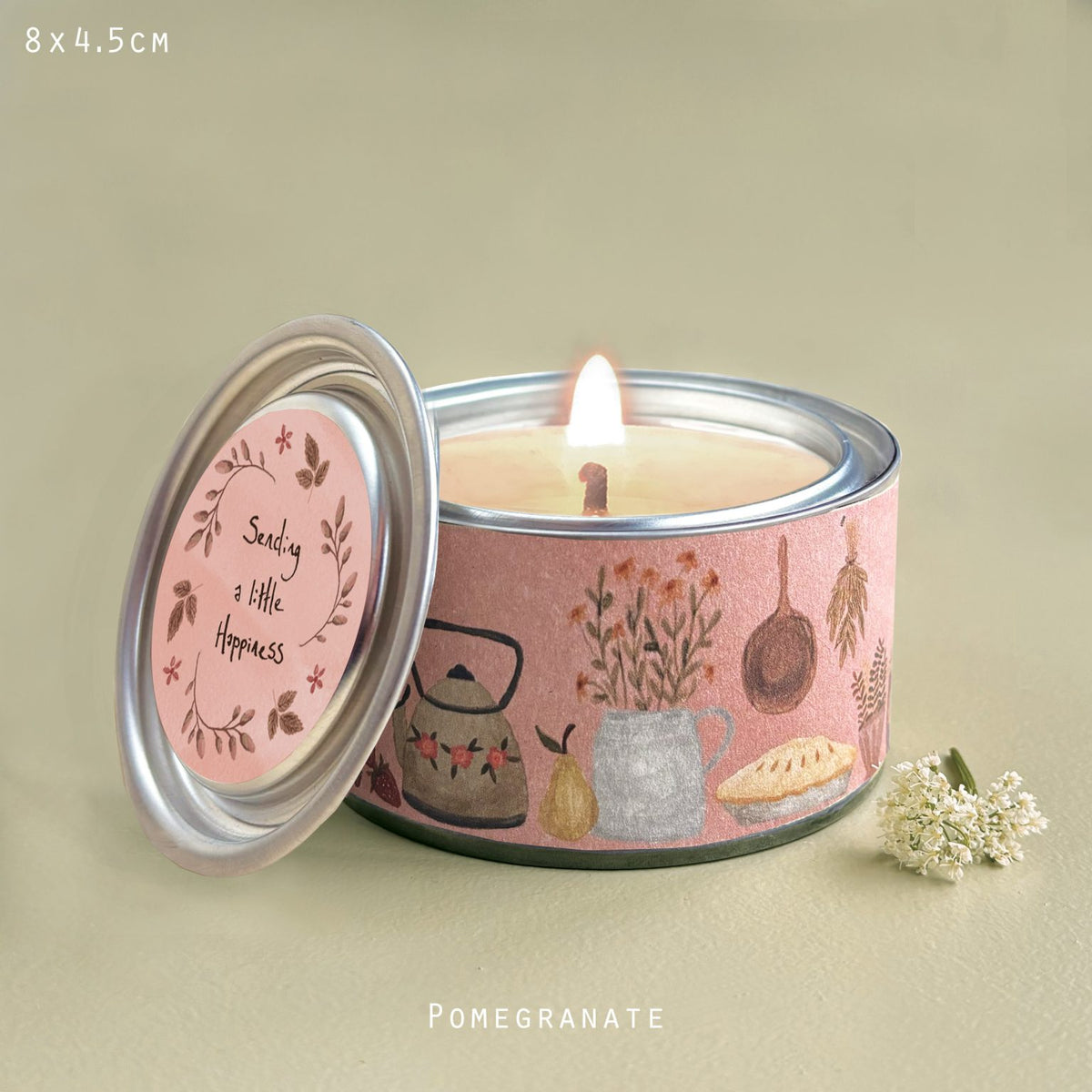 Country candle-Sending a little happiness