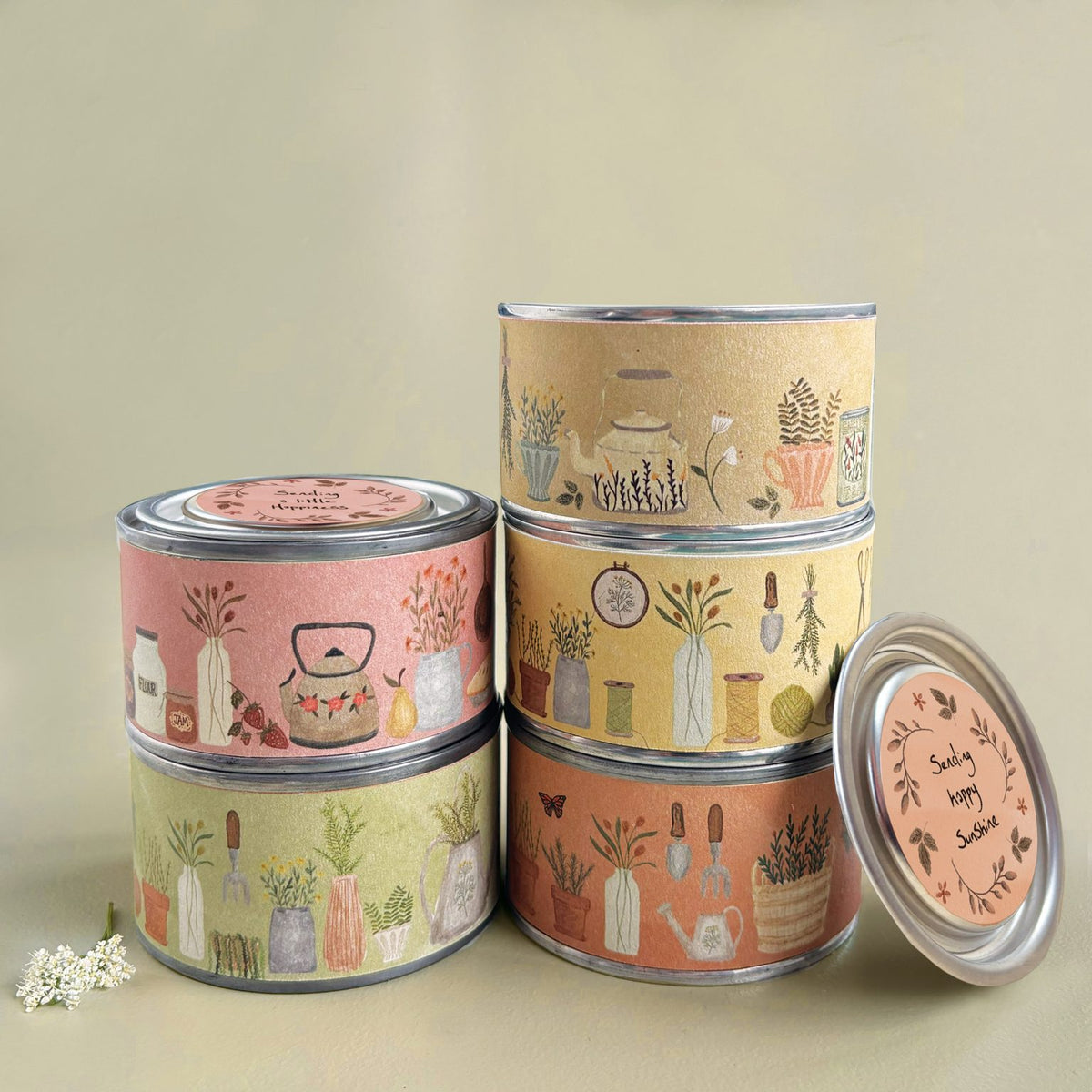Country candle-Sending a little happiness