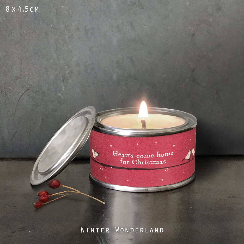 Red robin candle-Hearts come home