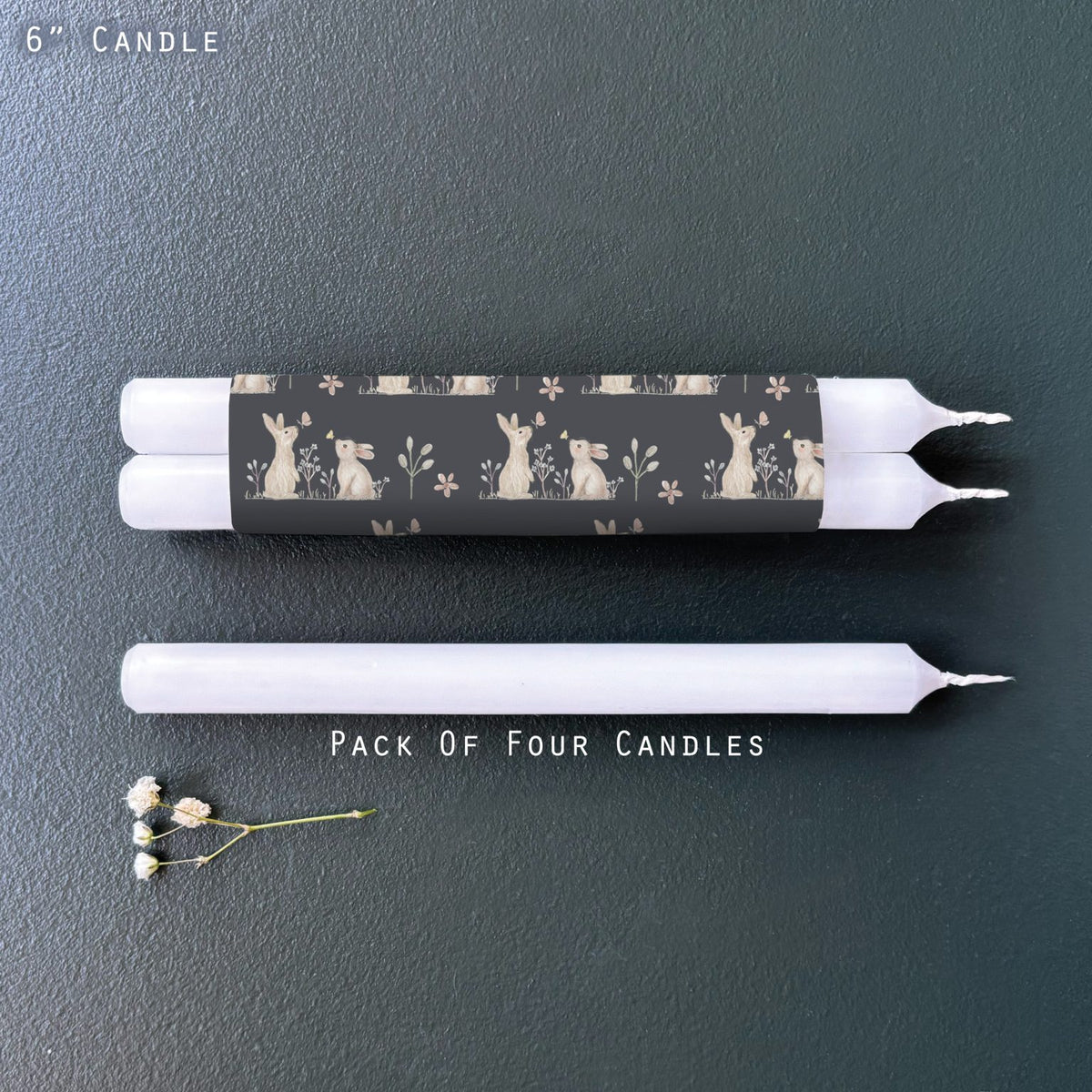 Wrapped candles-Rabbits